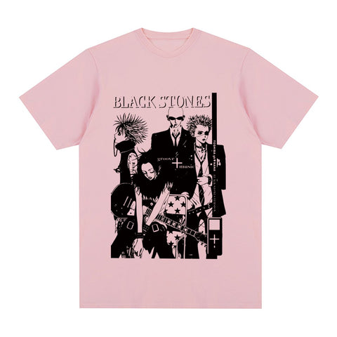 Black Stones NANA Osaki Vintage T-shirt Gift Idea Unique Cotton Men T shirt New Tee Tshirt Womens Tops