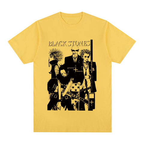 Black Stones NANA Osaki Vintage T-shirt Gift Idea Unique Cotton Men T shirt New Tee Tshirt Womens Tops