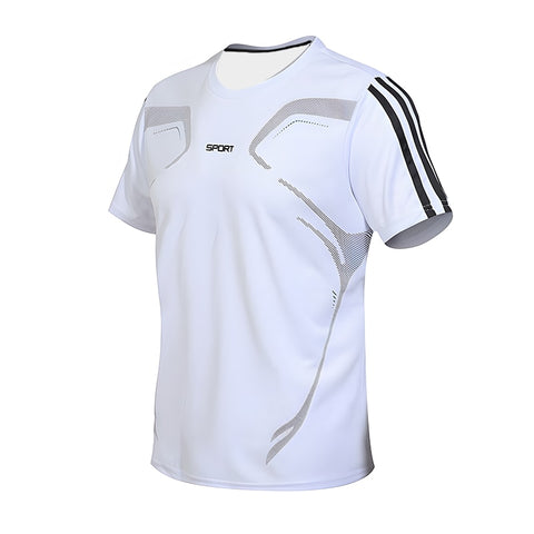 2022 Men&#39;s Summer Casual Comfortable Tight-Fitting T-Shirt Sports Gym Sportswear Quick-Drying Breathable Shirt XXS-6XL