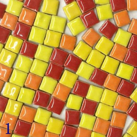 Ceramic Glazed Mosaic Loose Grain DIY Children's Educational Creative Handmade Collage Material Crafts Home Decoration AAA0884