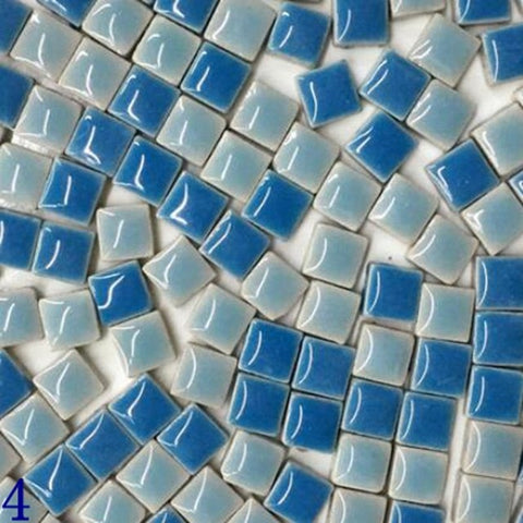Ceramic Glazed Mosaic Loose Grain DIY Children's Educational Creative Handmade Collage Material Crafts Home Decoration AAA0884