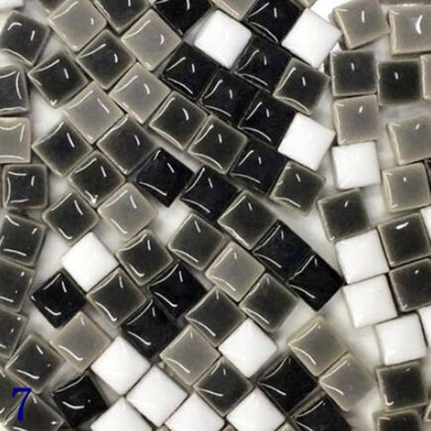 Ceramic Glazed Mosaic Loose Grain DIY Children's Educational Creative Handmade Collage Material Crafts Home Decoration AAA0884