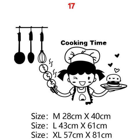 Kitchen Vinyl Wall Sticker For Home Decor Dining Room Decoration Cuisine/Wine/Coffee Wall Decals Stickers Mural Muursticker