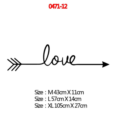 Romantic Love Always Forever Wall Sticker For house Bedroom Decor Living Room Decoration Stickers Wall Decals Decor Mural