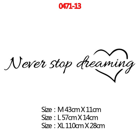 Romantic Love Always Forever Wall Sticker For house Bedroom Decor Living Room Decoration Stickers Wall Decals Decor Mural