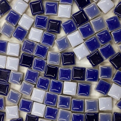 200g Creative Square Ceramic Mosaic Tiles DIY Hobbies Wall Crafts Decorative Heart Shaped Earrings Jewelry Making Accessories