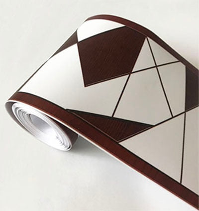 PVC Self-Adhesive Waterproof 3D Wall Sticker Kitchen Bathroom Kicking Line Waistline Wallpaper Borders Removable Stickers Decor