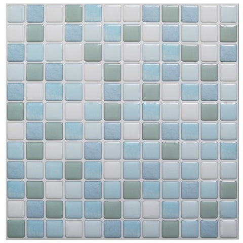 Mosaic Wall Tile Peel and Stick  Self adhesive Backsplash DIY Kitchen Bathroom Home Wall Sticker Vinyl 3D