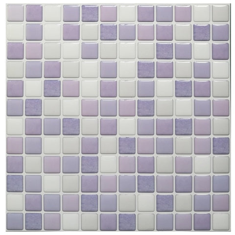 Mosaic Wall Tile Peel and Stick  Self adhesive Backsplash DIY Kitchen Bathroom Home Wall Sticker Vinyl 3D