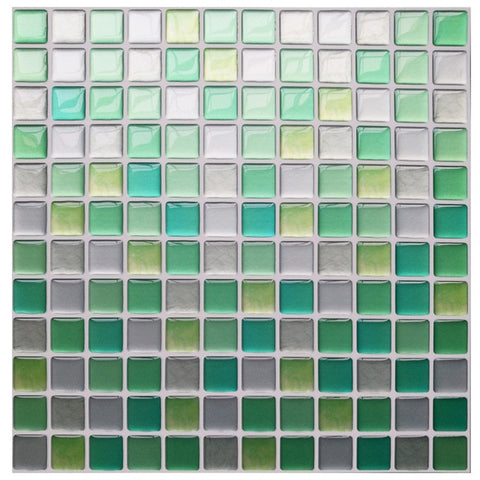 Mosaic Wall Tile Peel and Stick  Self adhesive Backsplash DIY Kitchen Bathroom Home Wall Sticker Vinyl 3D