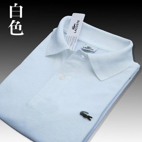 Men Summer Polo Shirt Brand Fashion Cotton Short Sleeve Polo Crocodile Shirts Male Solid Jersey Breathable Tops Tees2655