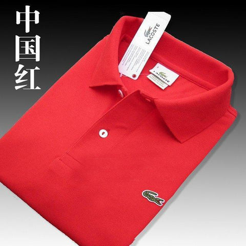 Men Summer Polo Shirt Brand Fashion Cotton Short Sleeve Polo Crocodile Shirts Male Solid Jersey Breathable Tops Tees2655