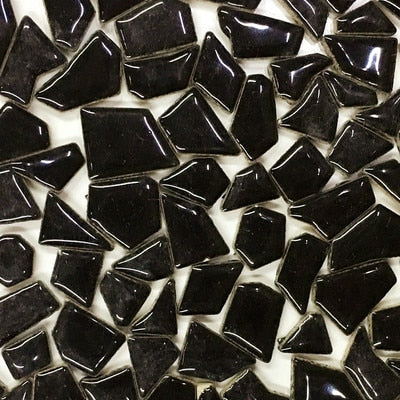 100g Irregular Mosaic Making Creative Ceramic Mosaic Tiles DIY Hobby Wall Crafts Handmade Decorative Materials Mosaic Pieces