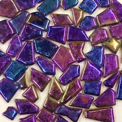 100g Irregular Mosaic Making Creative Ceramic Mosaic Tiles DIY Hobby Wall Crafts Handmade Decorative Materials Mosaic Pieces