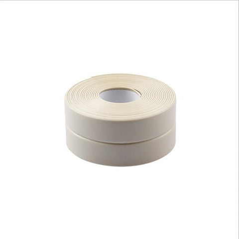 3.2mx22mm Bathroom Shower Sink Bath Sealing Strip Tape White PVC Self Adhesive Waterproof Wall Sticker For Bathroom Kitchen
