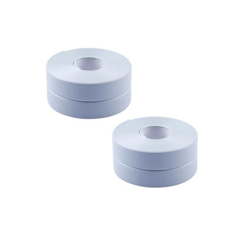 3.2mx22mm Bathroom Shower Sink Bath Sealing Strip Tape White PVC Self Adhesive Waterproof Wall Sticker For Bathroom Kitchen