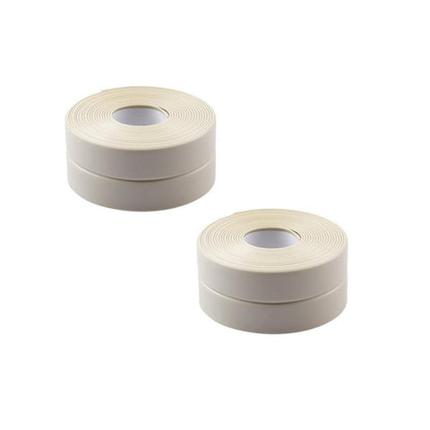 3.2mx22mm Bathroom Shower Sink Bath Sealing Strip Tape White PVC Self Adhesive Waterproof Wall Sticker For Bathroom Kitchen