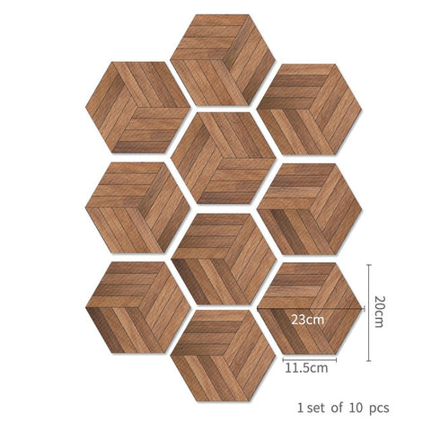 Funlife Waterproof Bathroom Floor Stickers,Peel Stick Self Adhesive Floor Tiles,Kitchen Living Room Decor Non Slip Floor Decal