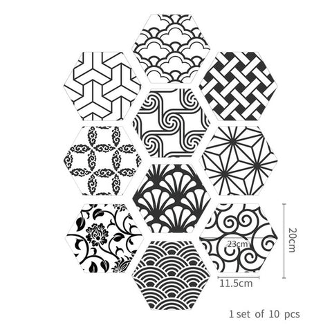Funlife Waterproof Bathroom Floor Stickers,Peel Stick Self Adhesive Floor Tiles,Kitchen Living Room Decor Non Slip Floor Decal