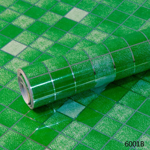 Waterproof Kitchen Wall Stickers High Temperature Anti-Oil Paste  Self-Adhesive Foil Waterproof Bathroom Wallpaper Home Decor