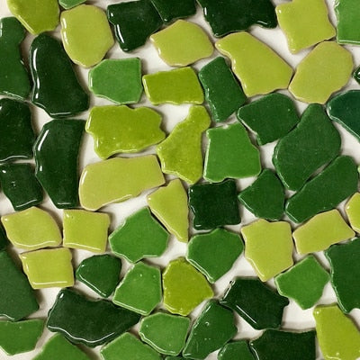100g 50 Mixed Color DIY Ceramic Mosaic Tiles Ceramic Irregular Mosaic Making Tiles DIY Wall Crafts Handmade Decorative Materials