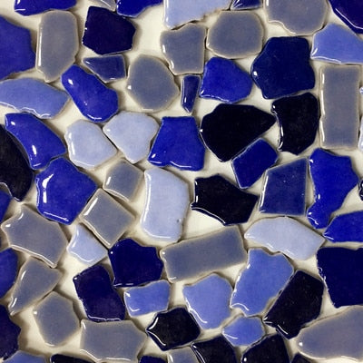 100g 50 Mixed Color DIY Ceramic Mosaic Tiles Ceramic Irregular Mosaic Making Tiles DIY Wall Crafts Handmade Decorative Materials