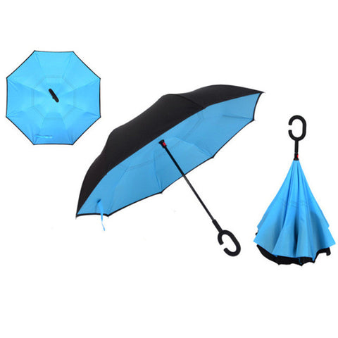 Windproof Reverse Folding Umbrella