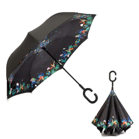 Windproof Reverse Folding Umbrella