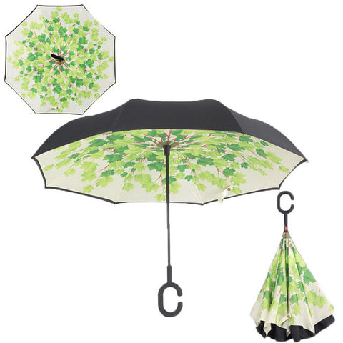 Windproof Reverse Folding Umbrella