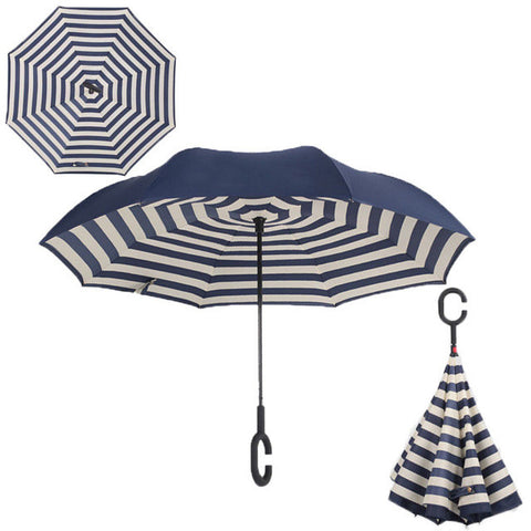 Windproof Reverse Folding Umbrella