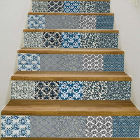17 Design Mosaic Tile Wall Stair Stickers Self Adhesive Waterproof PVC Wall Sticker Kitchen Ceramic Stickers Home Decoration