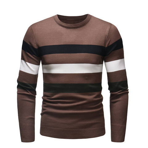 Men's Autumn Winter Sweater Pullover Slim Jumper Knitwear Outwear Blouse