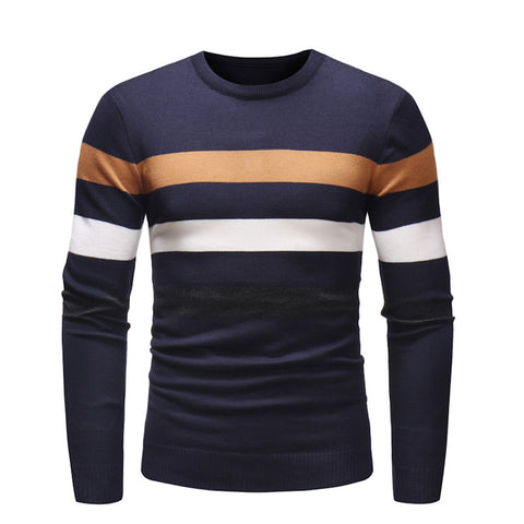 Men's Autumn Winter Sweater Pullover Slim Jumper Knitwear Outwear Blouse