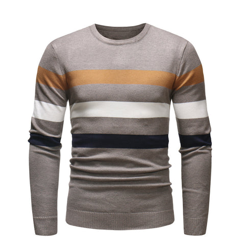 Men's Autumn Winter Sweater Pullover Slim Jumper Knitwear Outwear Blouse