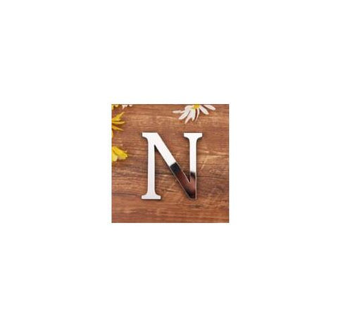 English Letters Acrylic Mirror Surface Wall Sticker 3D Silver Alphabet Poster Bedroom Festival Party Decoration DIY Art Mural